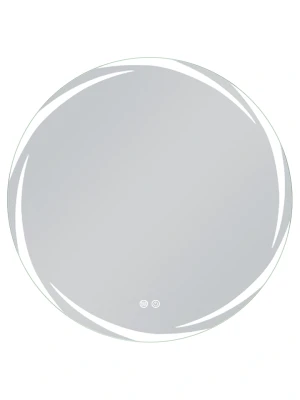 LED spogulis ar apsildes funkciju CHIARO, Ø 80 cm, 2700-6500K, 24W, 2662Lm, IP44